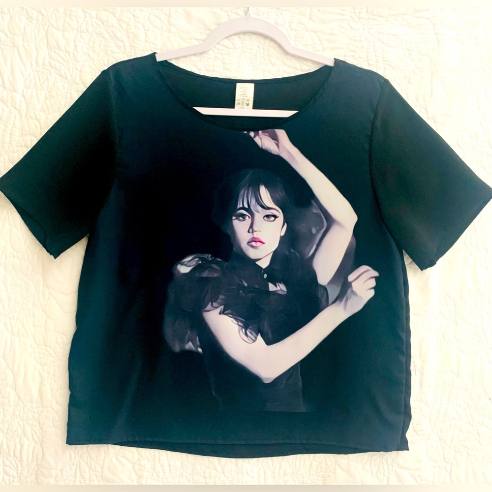 🖤🖤Wednesday Adams Black Shell Blouse🖤🖤